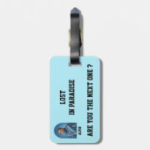 Personalise Gili Trawangan Island Paradise Beach  Gepäckanhänger (Rückseite vertikal)