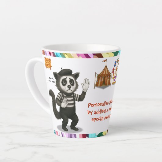 Personalise: Marcel, civet mime Milchtasse (Linke Ecke)