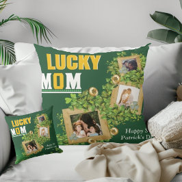 Personalise Name And Photo St. Patrick's Day Green Kissen