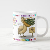 Personalise: Pierre pelican's brilliant beak Jumbo-Tasse (Rechts)
