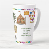 Personalise: Pierre pelican's brilliant beak Milchtasse (Rechte Ecke)