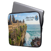 Personalise Uluwatu Bali Temple Cliff Travel Laptopschutzhülle (Vorderseite Links)