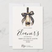 Personalised 18th Champagne Birthday Invitation Einladung (Vorderseite)