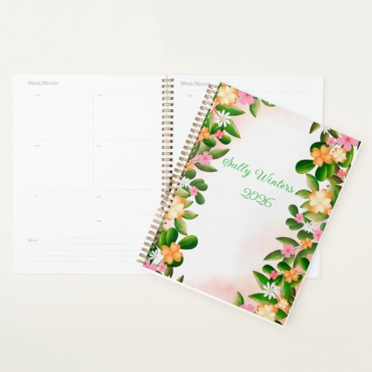 Personalised 2026 Floral Planner Planer (Anzeige)