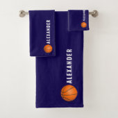 Personalised 3-Piece Sports Towel & Flannel Set | (Insitu)