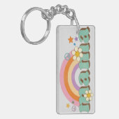 personalised acrylic keyring to hold mum's keys schlüsselanhänger (Vorderseite links)