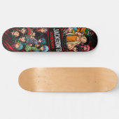 Personalised Anime Gift Skateboard Deck (Horizontal)
