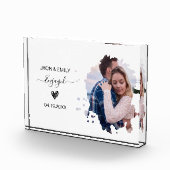 Personalised Anniversary Photo Gift For Couple Fotoblock (Rechts)