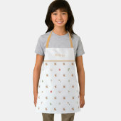 Personalised Autumnal Botanical Fall Pattern Apron Schürze (Insitu)