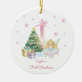 Personalised Baby’s First Christmas Ornament 2025