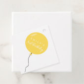 Personalised Balloon Party birthday christening  Geschenkanhänger (Beispiel)