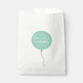 Personalised Balloon Party birthday christening  Geschenktütchen (Vorderseite)
