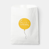 Personalised Balloon Party birthday christening Geschenktütchen (Vorderseite)