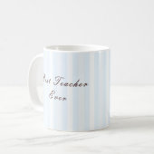 Personalised Best Teacher Ever Mug Kaffeetasse (Vorderseite Links)