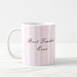 Personalised Best Teacher Ever Mug Kaffeetasse
