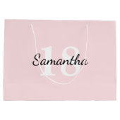 Personalised Birthday Gift Bag, Birthday Gift Bag  Große Geschenktüte (Rückseite)