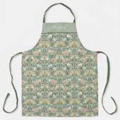 Personalised Botanical Flower Floral Pattern. Schürze (Vorderseite)