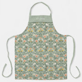 Personalised Botanical Flower Floral Pattern. Schürze (Vorderseite)