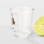 Personalised cello gift schnapsglas (Rechts)