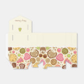 Personalised Christmas Gingerbread Favour Box Geschenkschachtel (Ungefaltet)