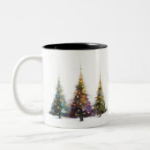 Personalised Christmas Tree – Cosy Festive Zweifarbige Tasse (Links)