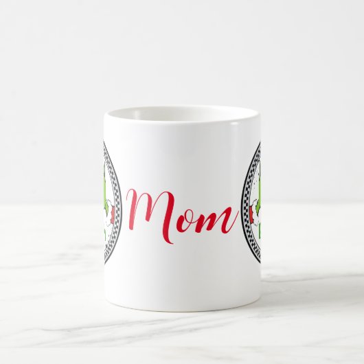 personalised coffee mug with Christmas motif. Kaffeetasse (Mittel)