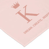  Personalised Craft Fair Table Runner, Branded  Kurzer Tischläufer (Ecke)