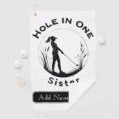 Personalised Custom Golf Hole in 1 Golfhandtuch (Insitu)