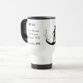 Personalised Custom Golf Hole in 1 Reisebecher (Vorderseite Links)