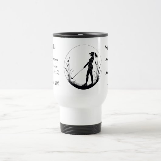 Personalised Custom Golf Hole in 1 Reisebecher (Mittel)