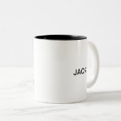 Personalised FARMER 'Mug' Zweifarbige Tasse (VorderseiteRechts)