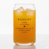 Personalised Father Of The Groom Wedding Party Dosenglas