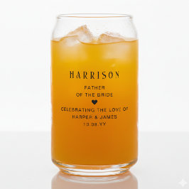 Personalised Father Of The Groom Wedding Party Dosenglas