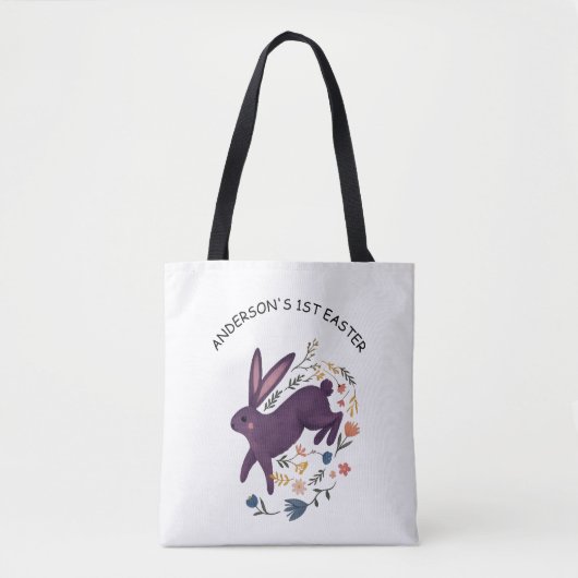 Personalised First Easter mini bag with name Nephe Tasche (Vorderseite)