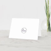 Personalised Foil Love you to the Moon folded card (Rückseite)