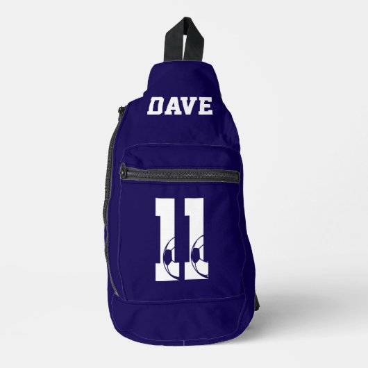 Personalised Football Boot Crossbody Bag (Vorderseite)
