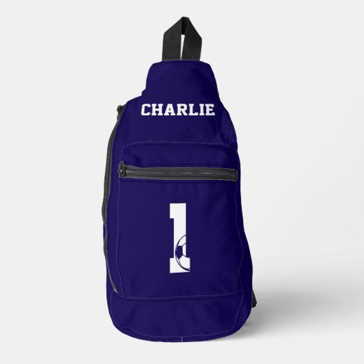Personalised Football Boot Crossbody Bag (Vorderseite)