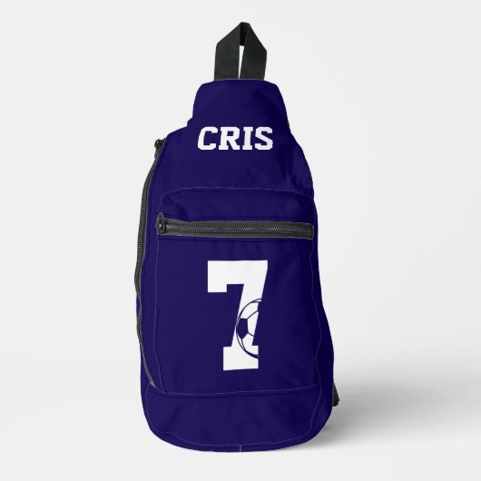 Personalised Football Boot Crossbody Bag (Vorderseite)