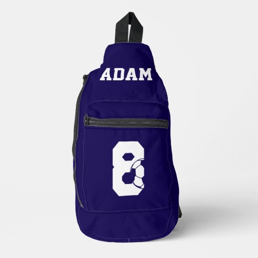 Personalised Football Boot Crossbody Bag (Vorderseite)