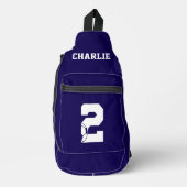 Personalised Football Boot Crossbody Bag (Vorderseite)