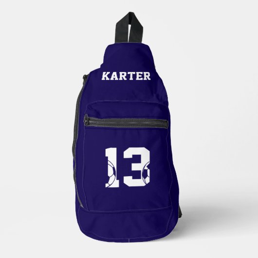 Personalised Football Boot Crossbody Bag (Vorderseite)