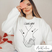 Personalised  for couples, valentine's day  sweatshirt