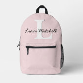 Personalised Girls  Backpack Bedruckter Rucksack (Vorderseite)