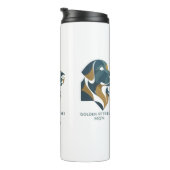 personalised golden retriever Mom Thermal Tumbler Thermosbecher (Nach rechts gedreht)