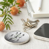 Personalised Golf Themed Gift Idea Keychain Schlüsselanhänger (Seite)
