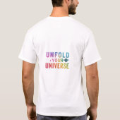 personalised grad unfold_ your_ universe T-Shirt (Rückseite)