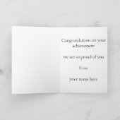 Personalised Graduation Gift for Her – Custom Name Karte (Innenseite)