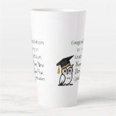 Personalised Graduation Gift for Her – Custom Name Milchtasse (Vorderseite)