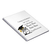 Personalised Graduation Gift for Her – Custom Name Notizblock (Rechte Seite)