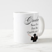 Personalised Graduation Name, Custom Gift for her Jumbo-Tasse (Vorderseite Rechts)